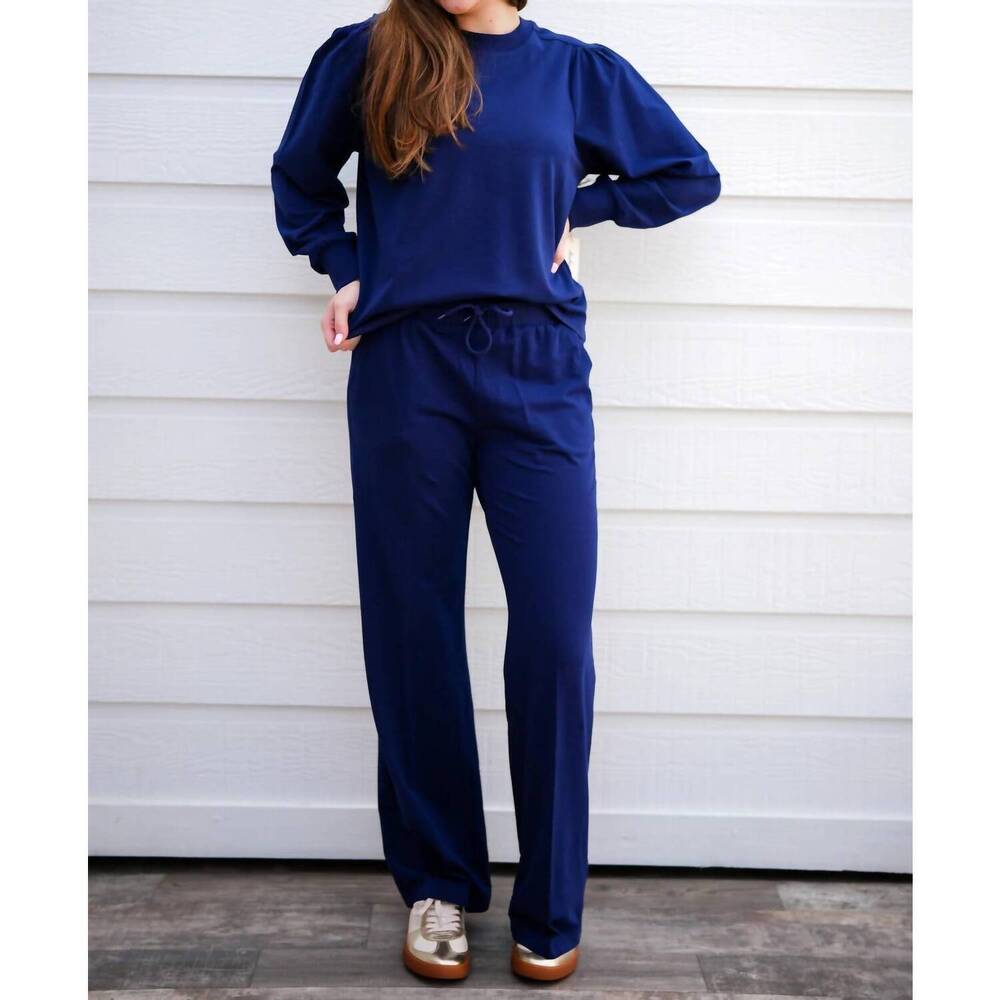 NEW ANOTHER LOVE quincy pants in electric indigo